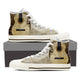 guitar  ladies high top sneakers