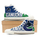 vancouver canucks mens high top sneakers high top