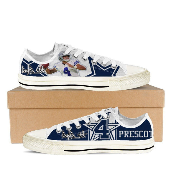 dak prescott ladies low cut sneakers