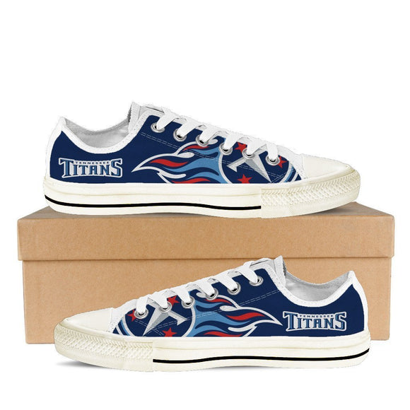 tennessee titans ladies low cut sneakers