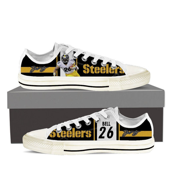 le veon bell mens low cut sneakers cut