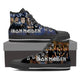 iron maiden mens high top sneakers