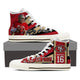 joe montana ladies high top sneakers