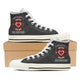 firefighters husband mens high top sneakers high top