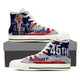 donald trump 45th president mens high top sneakers