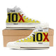 the 10x rule ladies high top sneakers