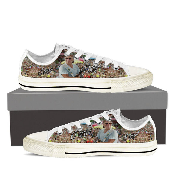 jimmy buffett ladies low cut sneakers