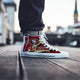 san francisco 49ers mens high top sneakers