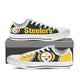 pittsburg steelers mens low cut sneakers cut