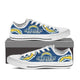 san diego chargers mens low cut sneakers cut