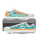 miami dolphins mens low cut sneakers cut