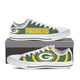 green bay packers ladies mens low cut sneakers cut
