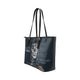 Skull Girl Leather Tote Bag