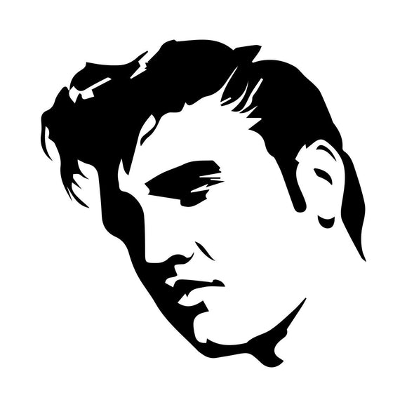 Elvis Presley Large Wall Art Sticker Vinyl Free