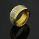 18k Gold & Silver Jesus Ring