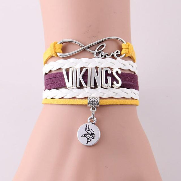 minnesota vikings infinity love bracelet free