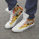 jimi hendrix ladies high top sneakers