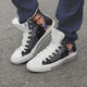 elton john ladies high top sneakers