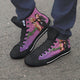 poison new ladies high top sneakers