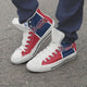 atlanta braves mens high top sneakers