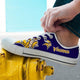 minnesota vikings mens low cut sneakers cut