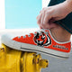 cincinnati bengals mens low cut sneakers cut