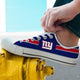 new york giants mens low cut sneakers cut