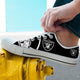 oakland raiders mens low cut sneakers top