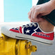 houston texans mens low cut sneakers cut