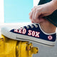 boston red sox mens low cut sneakers cut
