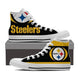 pittsburg steelers mens high top sneakers high top