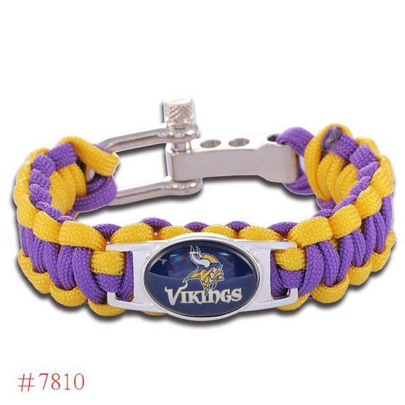 minnesota vikings paracord bracelet free