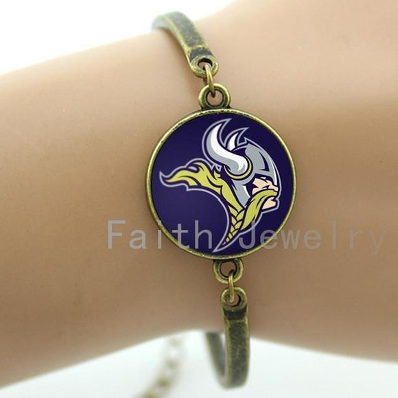 minnesota vikings metal ladies bracelet free