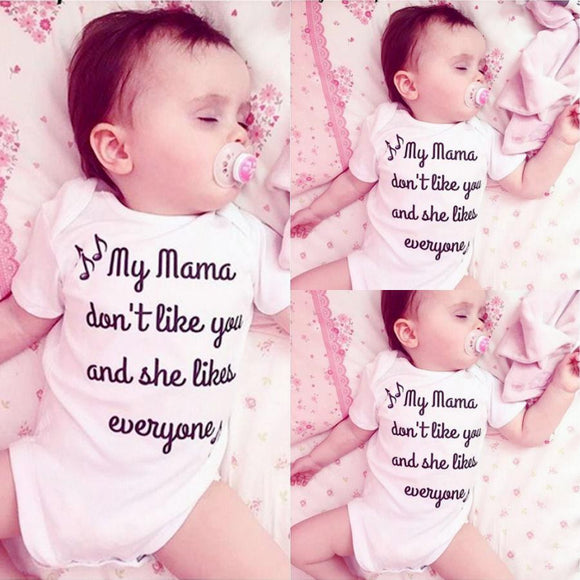My Mama Don't Like You onesie
