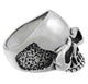 STAINLESS STEEL CLASSIC SKULL RING