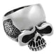 STAINLESS STEEL CLASSIC SKULL RING