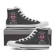 firefighters wife ladies high top sneakers