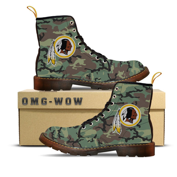 WR Camouflage Canvas Boots
