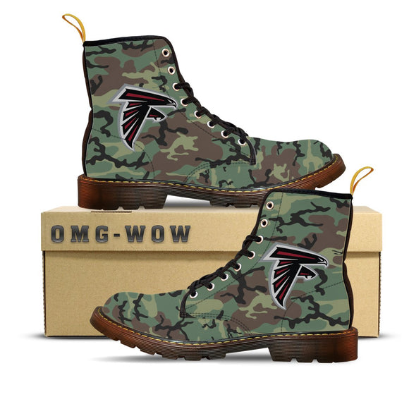 AF Camouflage Canvas Boots