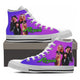 poison new ladies high top sneakers