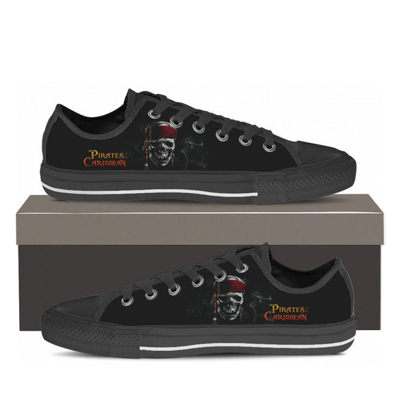 pirates of the caribbean ladies low cut sneakers