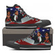 michelle and obama mens high top sneakers