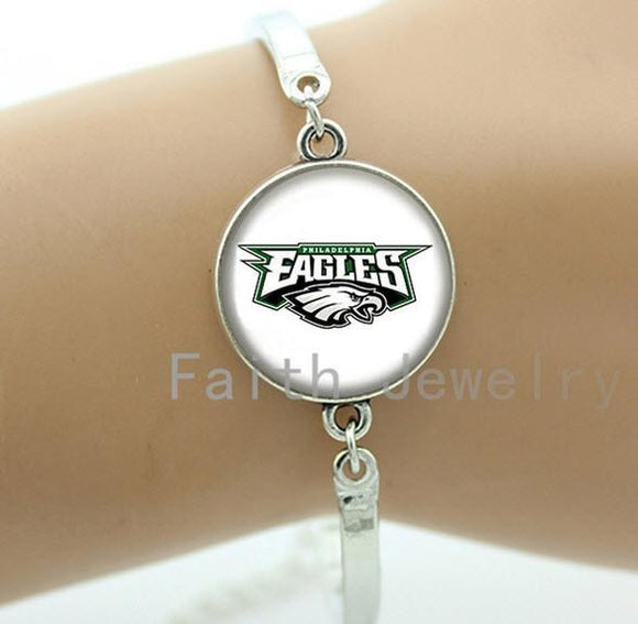 Philadelphia Eagles Silver Ladies Bracelet FREE