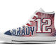 tom brady mens high top sneakers high top