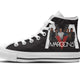 maroon 5 mens high top sneakers