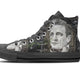 johnny cash black ladies high top sneakers