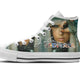 lady gaga ladies high top sneakers