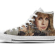 stevie nicks ladies high top sneakers
