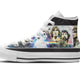 pink floyd ladies high top sneakers