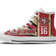 joe montana ladies high top sneakers